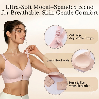 RZXEA™ Jelly Wireless Everyday Comfortable Bras💧 Finally – No more underwire digging into your ribs.