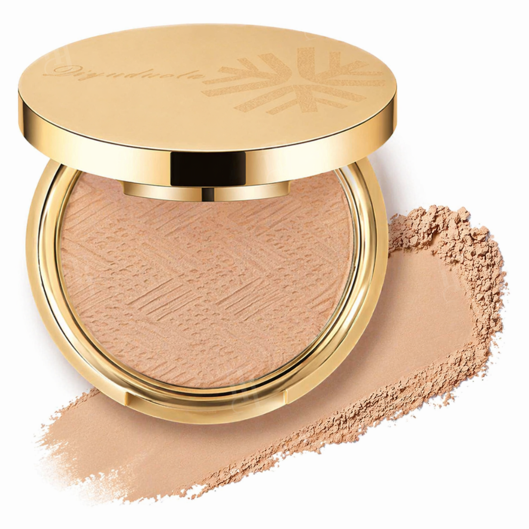 Dobshow® 3-IN-1 Waterproof Setting Matte Powder Compact👋 Bye-Bye Shine, Hello Airbrush Finish – All Day.