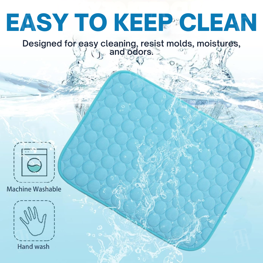 AEXZR® Advanced Ortho-Cool Pet Mat | Thermochromic Safe Cooling Pad🐾 Instant cooling. Zero worry. Just chill.