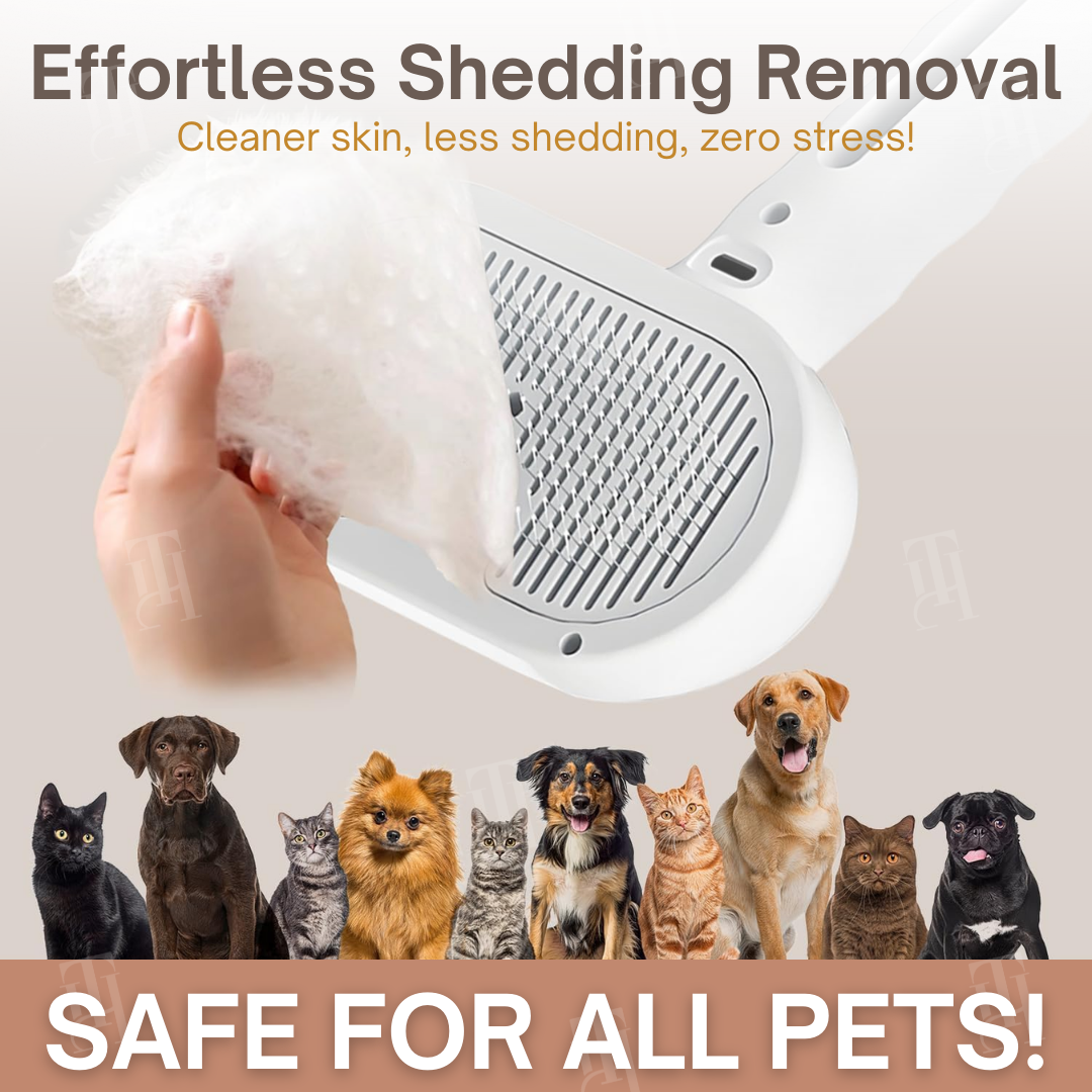 AEXZR® 3-in-1 Blue Light Grooming Comb🧼 Banish Pet Odor & Shedding in 5 Minutes!