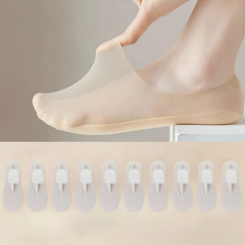 Coolity™ Delicate Ice Silk Socks (3 pairs)🧊Like a Cool Breeze for Your Feet ❄️ 🧊