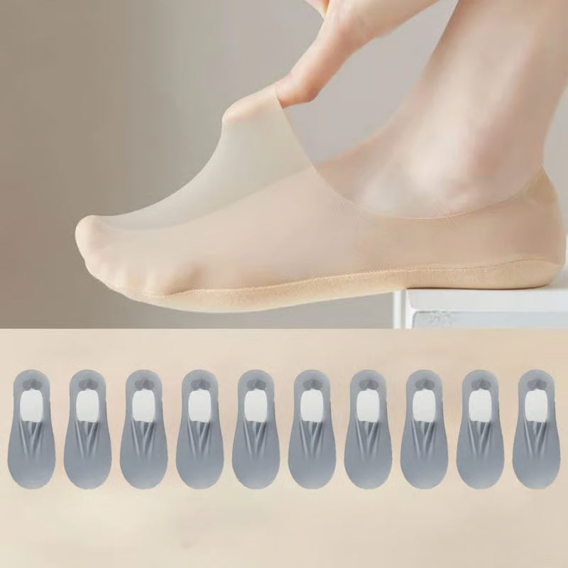Coolity™ Delicate Ice Silk Socks (3 pairs)🧊Like a Cool Breeze for Your Feet ❄️ 🧊