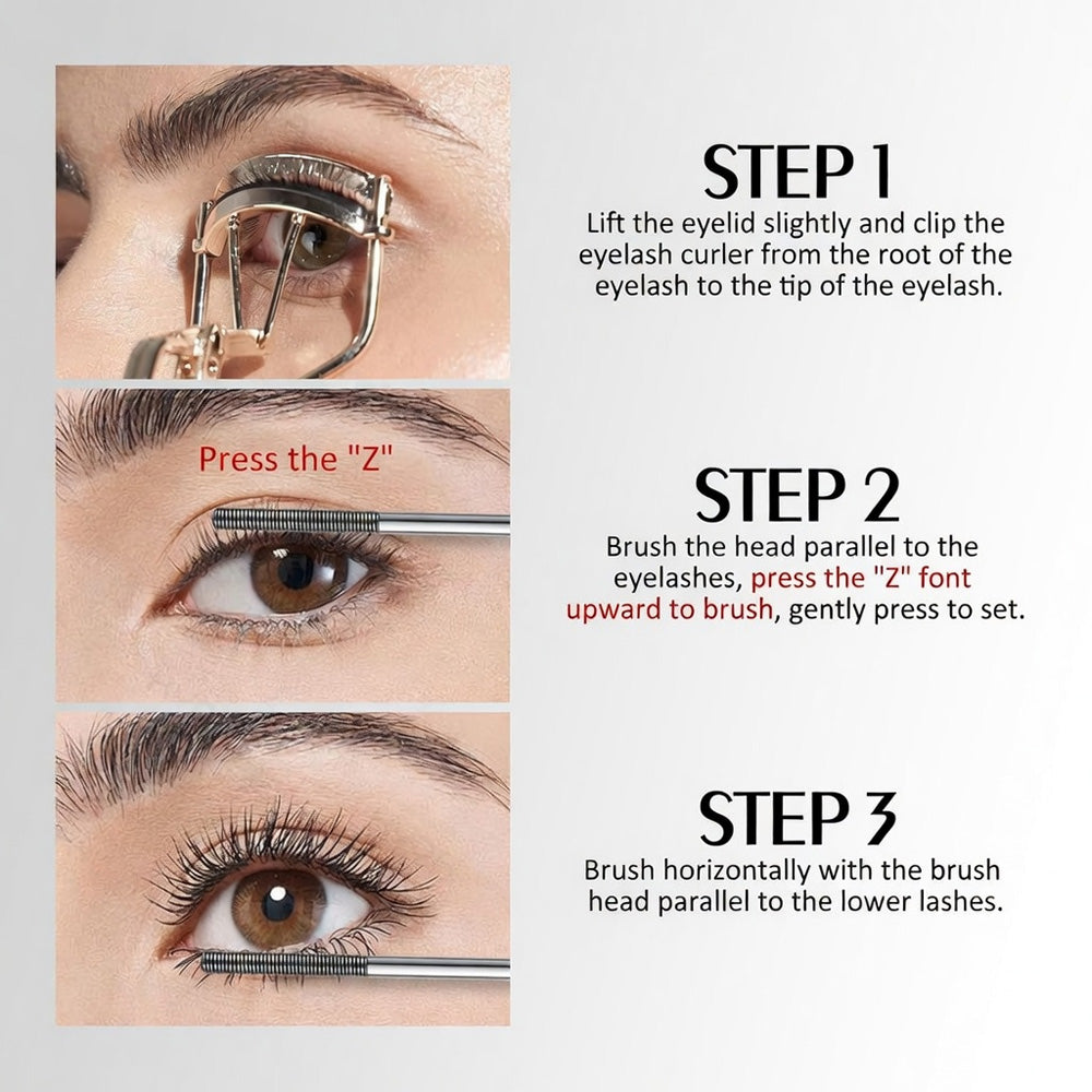 🏆✨Waterproof Fibre Mascara  – 👁️Volume & Length without Clumping for Dramatic Moments🔥