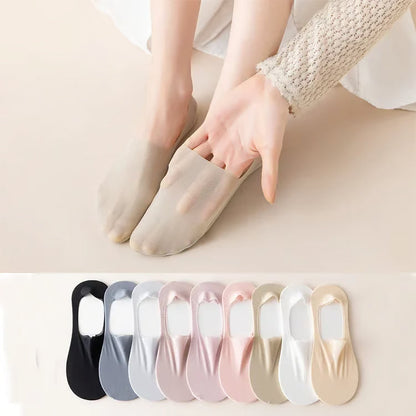 Coolity™ Delicate Ice Silk Socks (3 pairs)🧊Like a Cool Breeze for Your Feet ❄️ 🧊