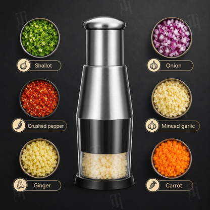 ZAVELY™ Manual Garlic Onion Mincer
