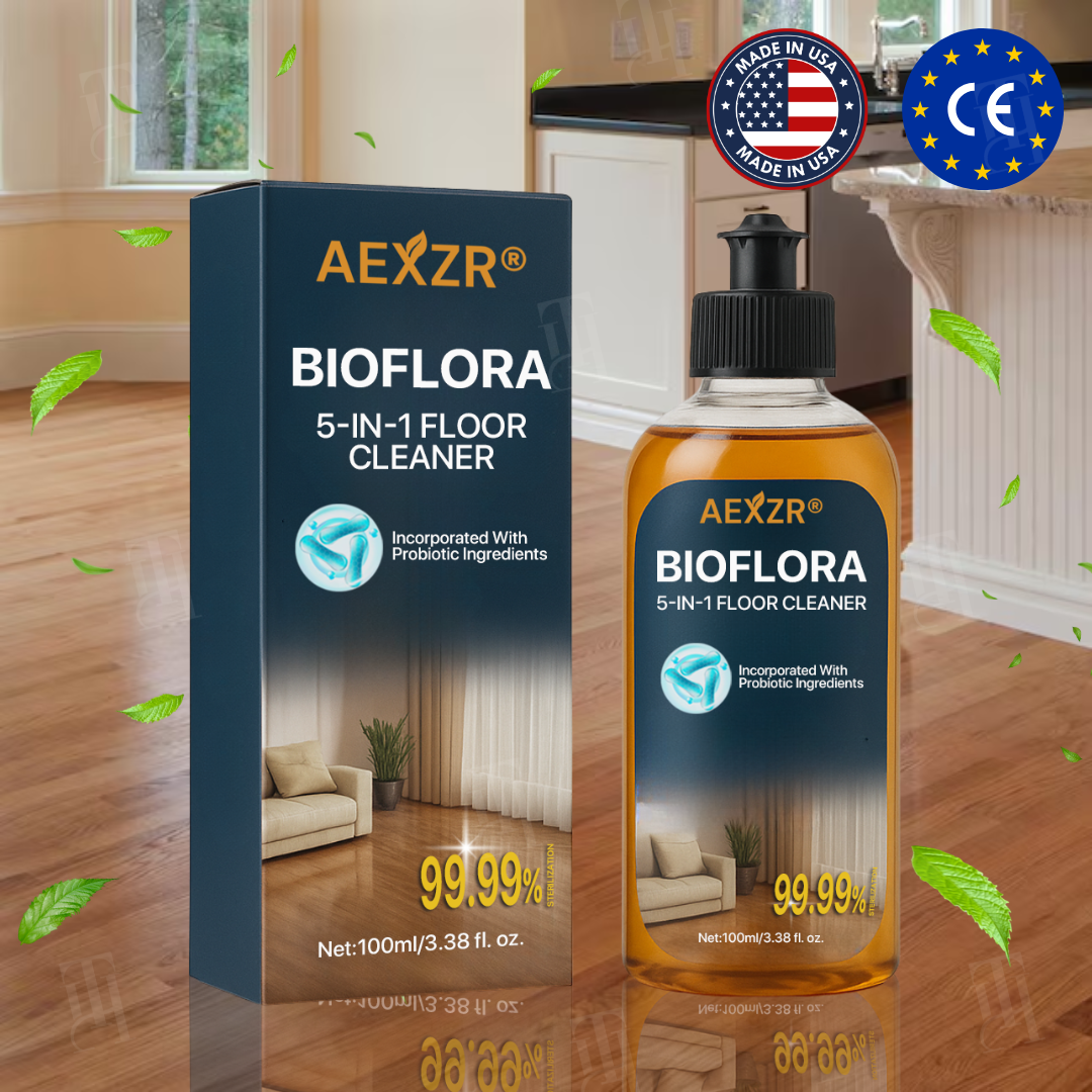 AEXZR® BioFlora 5-in-1 Floor Cleaner🛡️Dries in 10 Minutes. Protects Long After. 🛡️