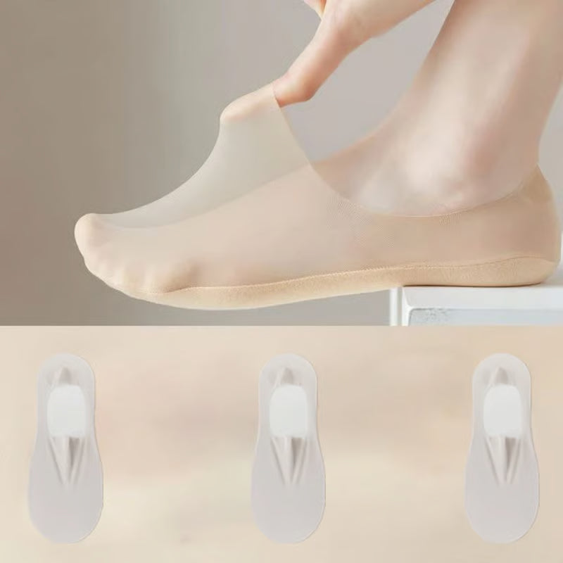 Coolity™ Delicate Ice Silk Socks (3 pairs)🧊Like a Cool Breeze for Your Feet ❄️ 🧊
