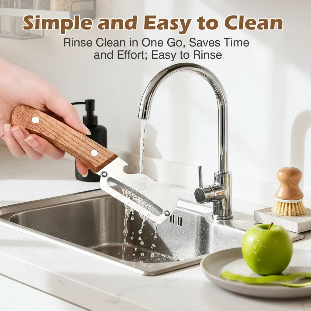 ZAVELY™ 4-in-1 Vegetable Peeler IEasy Kitchen Tool🍻 Peel & Pop – One Tool, Two Jobs Done in Seconds