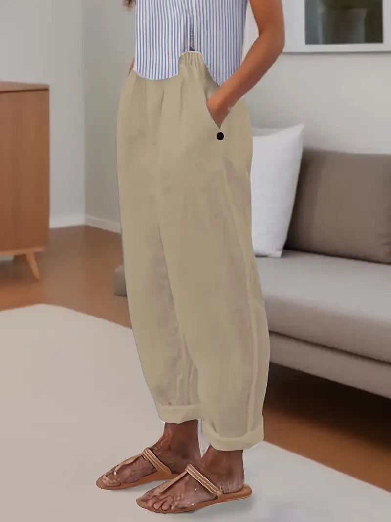 Sfrcord® Minimalist Solid Versatile Pants