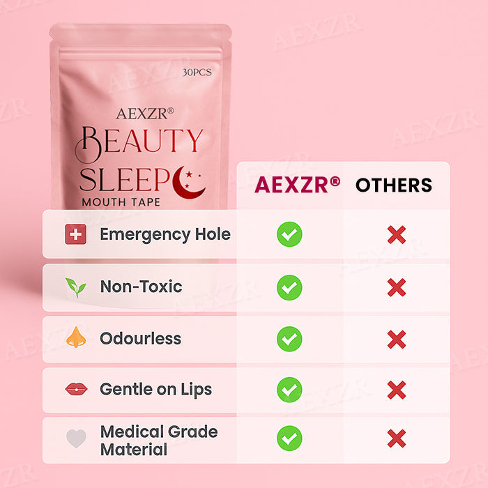 AEXZR® Beauty Sleep Mouth Tape😴 Stop Mouth Breathing, Sleep Better & Glow Naturally