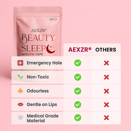 AEXZR® Beauty Sleep Mouth Tape😴 Stop Mouth Breathing, Sleep Better & Glow Naturally