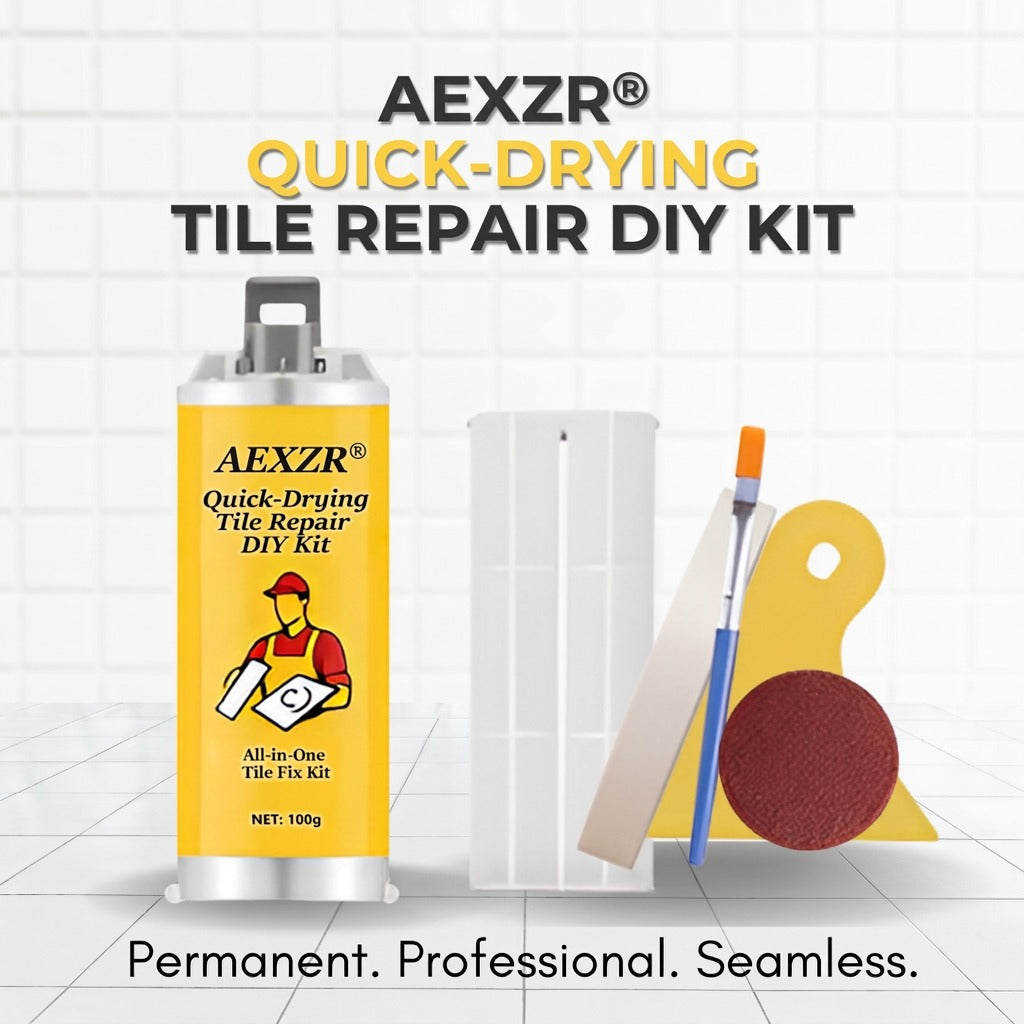🏆✨AEXZR®Quick-Drying Tile Repair DIY Kit -🛡️ Industrial-Strength DIY Kit, Anyone Can Use🏠