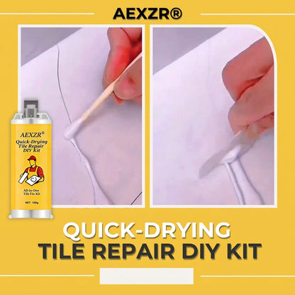 🏆✨AEXZR®Quick-Drying Tile Repair DIY Kit -🛡️ Industrial-Strength DIY Kit, Anyone Can Use🏠