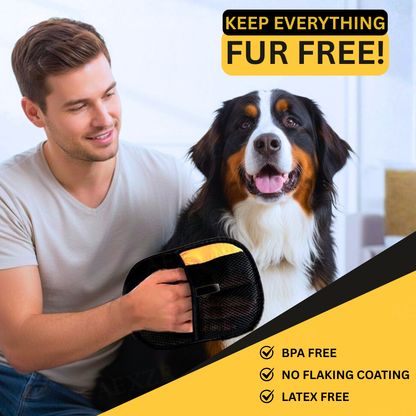 AEXZR® Pet Magic Grooming Glove💰 Stop Feeding the Lint Roller. Start Wiping Fur Away.