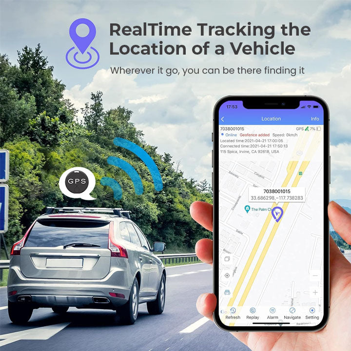 AEXZR® EasyFind Mini Magnetic GPS Tracker