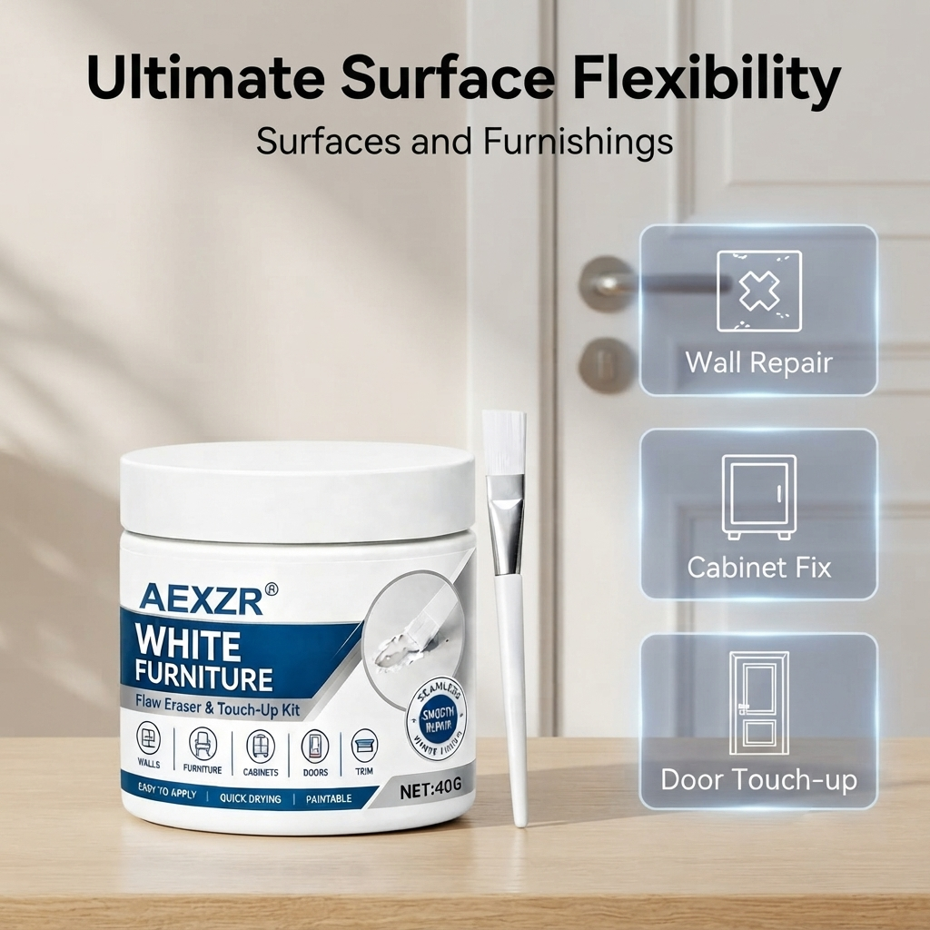 AEXZR® White Furniture Flaw Eraser & Touch-Up Kit