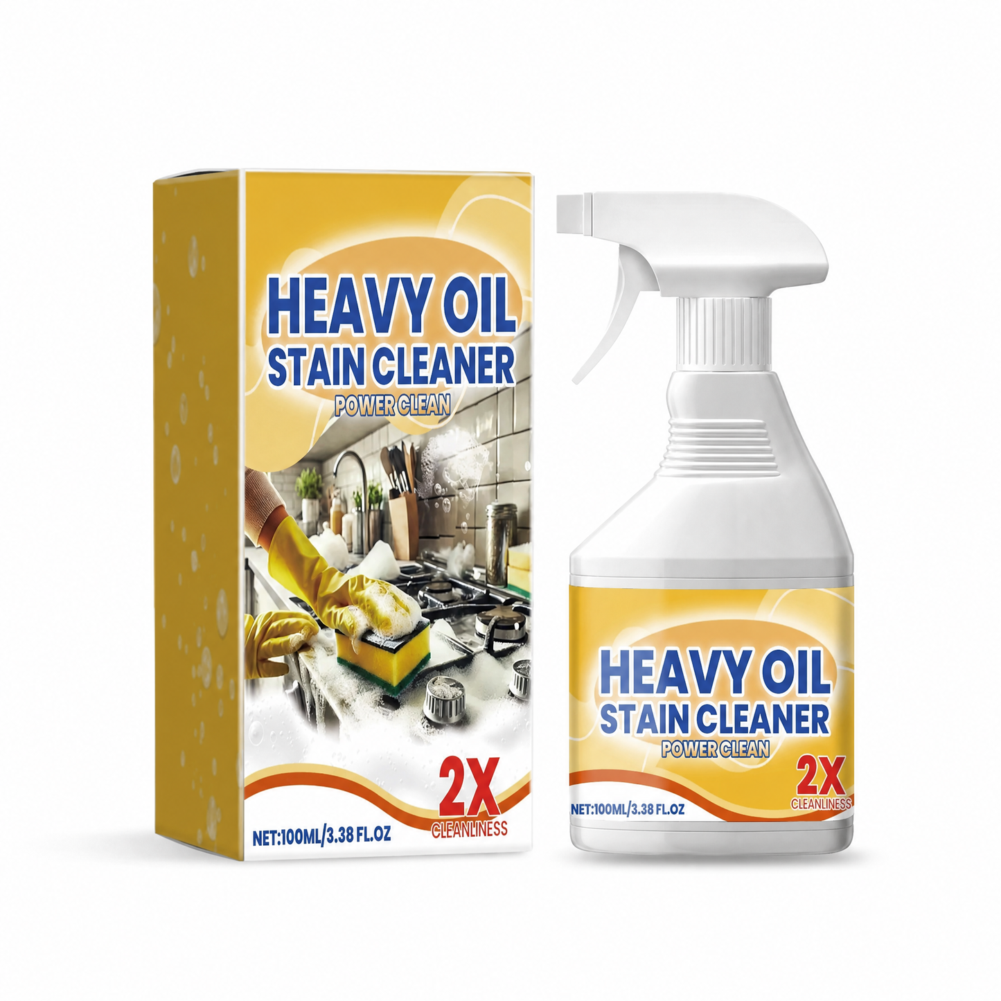 Heavy Duty Degreaser Cleaner Spray💧💧for Kitchen, Household, Oven, Stove, Range Hood,Household Kitchen Cleaners