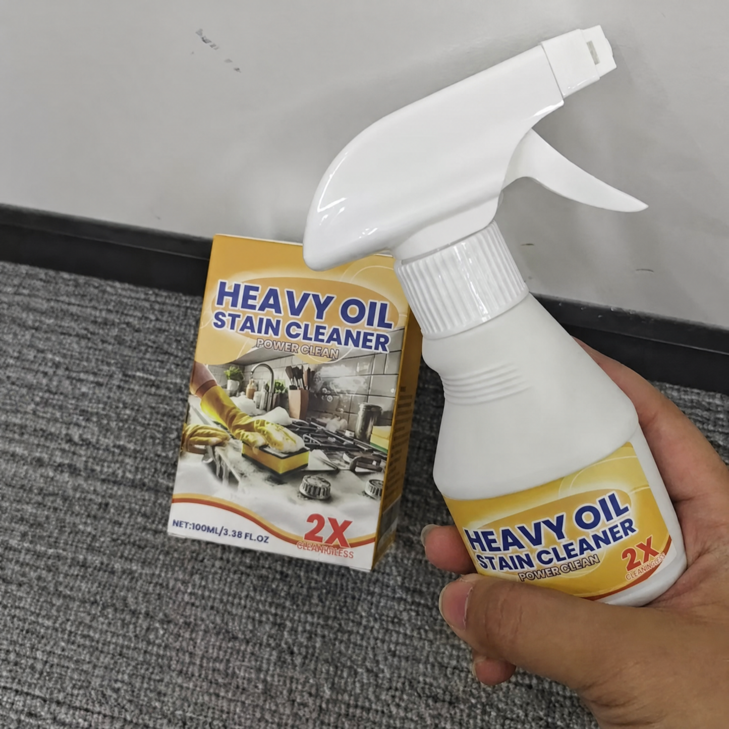 Heavy Duty Degreaser Cleaner Spray💧💧for Kitchen, Household, Oven, Stove, Range Hood,Household Kitchen Cleaners